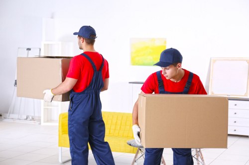 Removal van and movers serving Harringay residential streets