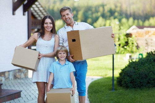 Commercial removals van use for business moves in Harringay
