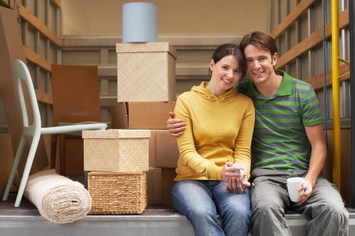 Harringay office moving team handling commercial furniture and equipment