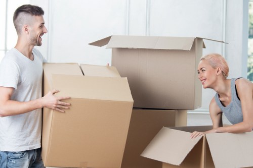 Moving items safely with a Harringay man and van team