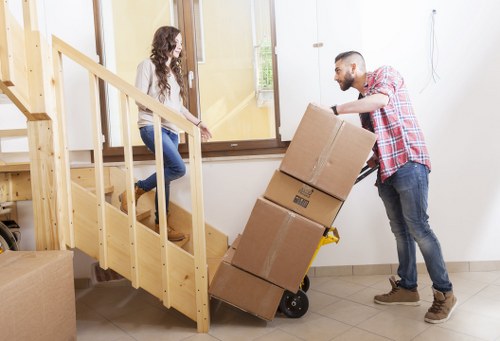 Commercial moving truck hire near Harringay business premises